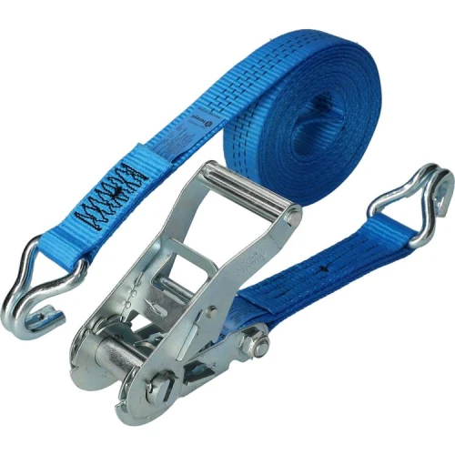 2 Inch Ratchet Strap LC1500 daN with double J-hook