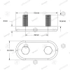 Buckle Fixing Plate · 28.2mm