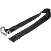 Tensys® · 50mm · Curtainside Bottom Strap · Closed Rave Hook · Black