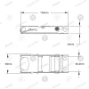 Tensys® · 50mm · 1000daN · Overcentre Buckle - Locking - Boalloy