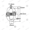 Xona · 10mm · Grade 8 · Component Connector · 3.15 Tonne WLL