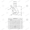 Tensys® · Clevis Sling Hook · Grade 8 Lashing · 7/8mm