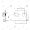 Tensys® · Captive Wire Brackets - Track Mounted