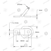 Tensys® · Lashing Ring - Bolt On · 2500daN